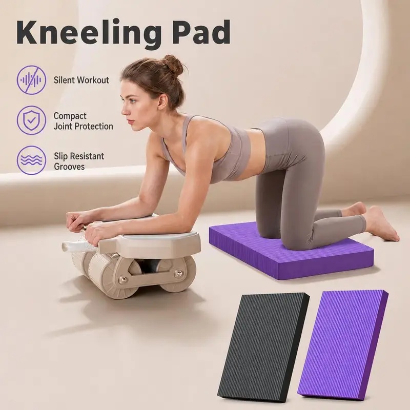 Thick Yoga Mat - Thick Non‑Slip Yoga Knee Pad Mat,