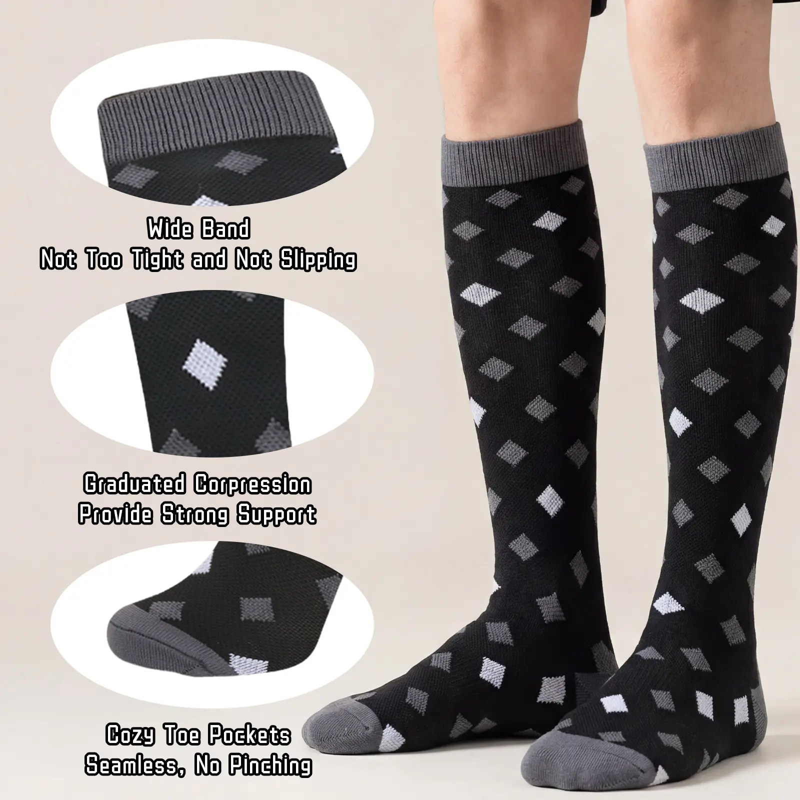 MhzyCaus 6 Pairs Calf Compress - огляд і ціна Yoga & Fitness Center