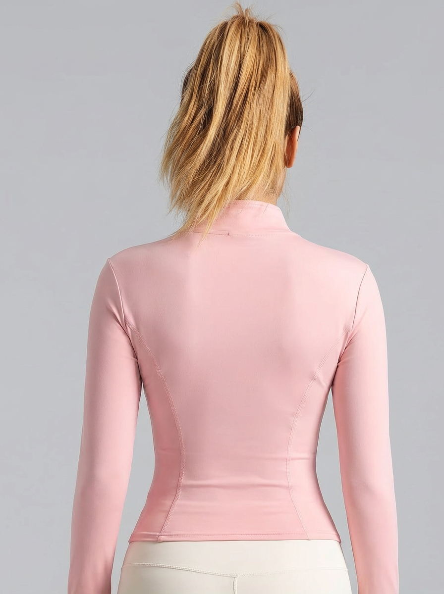 New Women Light Pink Yoga Coat - огляд і ціна Yoga & Fitness Center