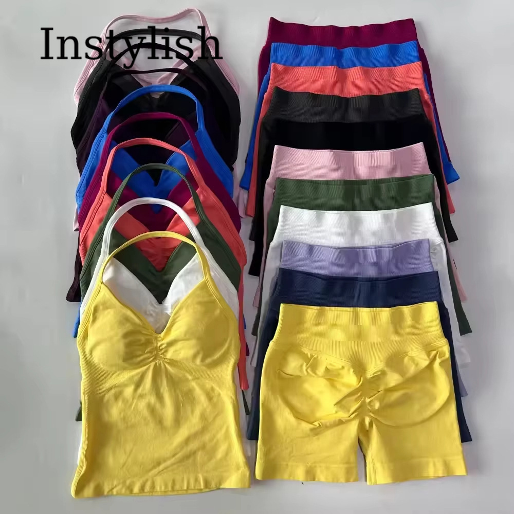 Women Seamless Yoga 2 Piece Se - огляд і ціна Yoga Fitness Gym