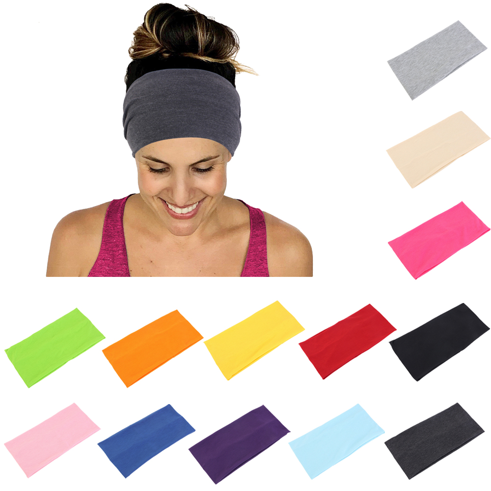 Solid Color Unisex Headband El - огляд і ціна Stretch Strap Yoga