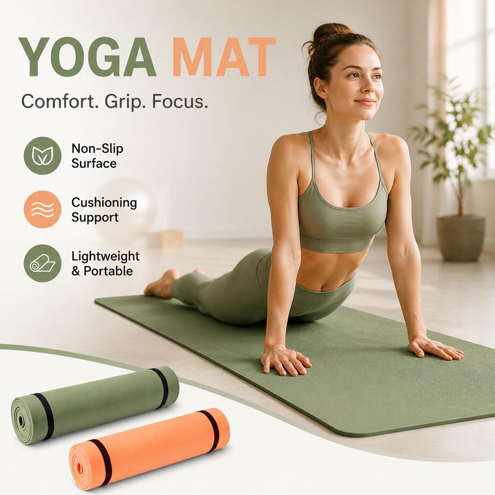 180x50cm Non-slip Pilates Yoga - огляд і ціна Thick Yoga Mat